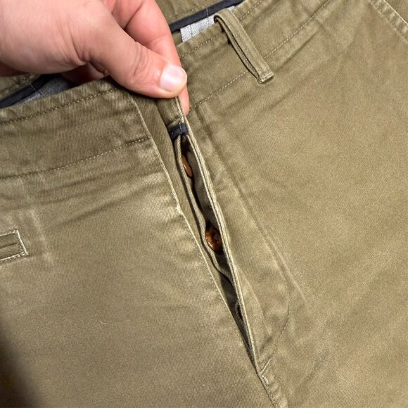 Wings+Horns Twill Pants Cotton Canvas Chinos Made in Canada Brown 36x30 - Picture 4 of 10
